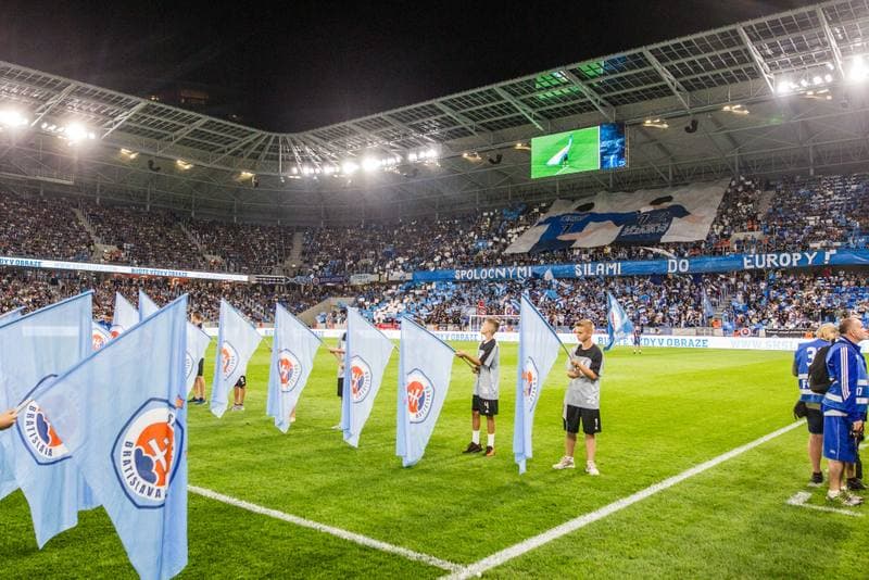 Football. UEFA Europa League. Slovan Bratislava - PAOK FC. 22.08.2019