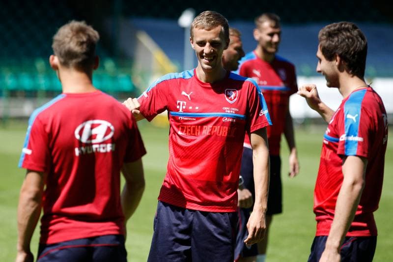 Football. Czech Republic. Training. 22.06.2017