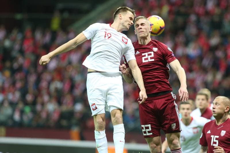 Football. Euro 2020 Qualifiers. Poland - Latvia. 24.03.2019
