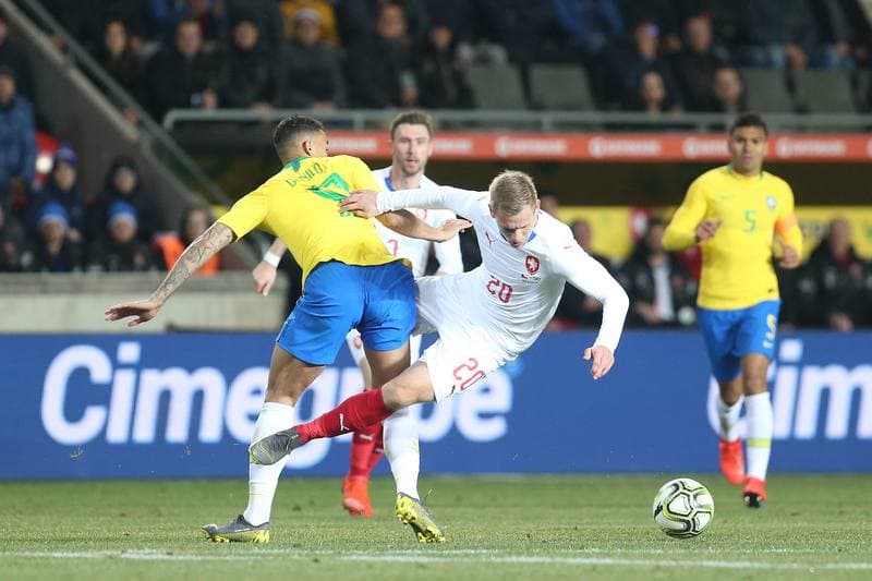 Football. International Friendly. Czech Republic - Brazil. 26.03.2019