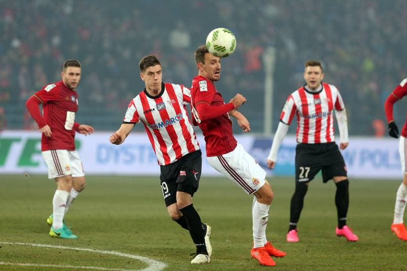 Football. Lotto Ekstraklasa. Wisla Krakow - Cracovia Krakow. 10.12.2016