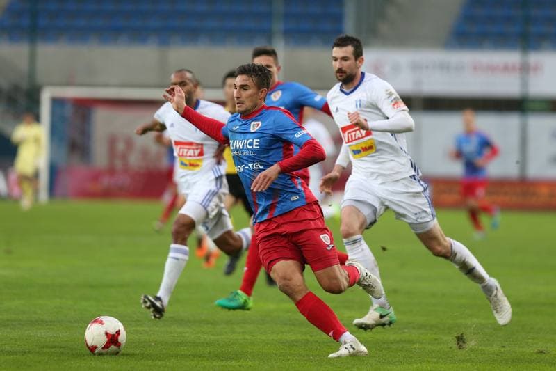 Football. Lotto Ekstraklasa. Piast Gliwice - Wisla Plock. 28.10.2017