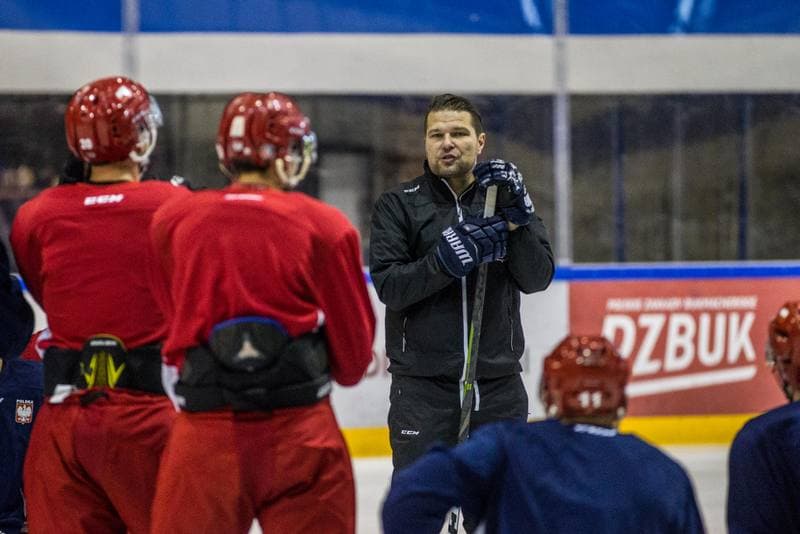 Ice Hockey. Poland national team. Training. 08.11.2019