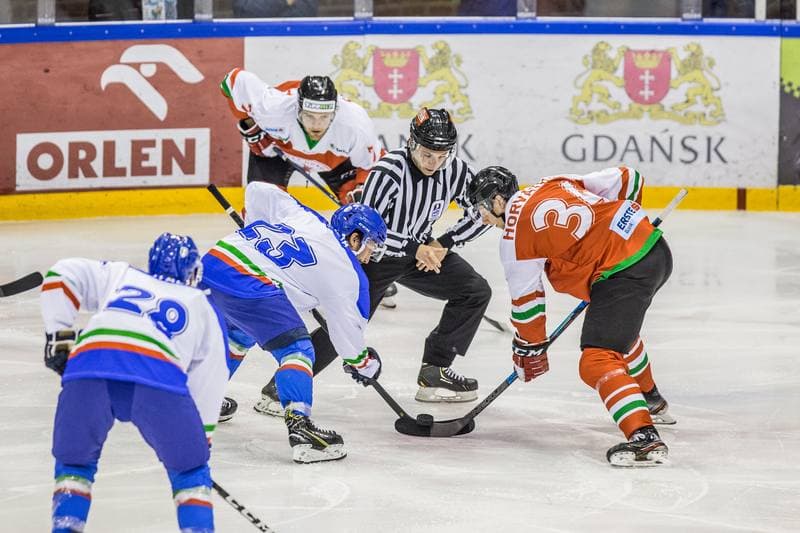 Ice Hockey. Euro Ice Hockey Challenge. Italy - Hungary. 08.11.2019