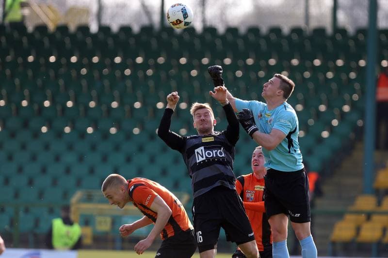 Football. Fortuna I Liga. GKS Katowice - Chrobry Glogow. 07.04.2019