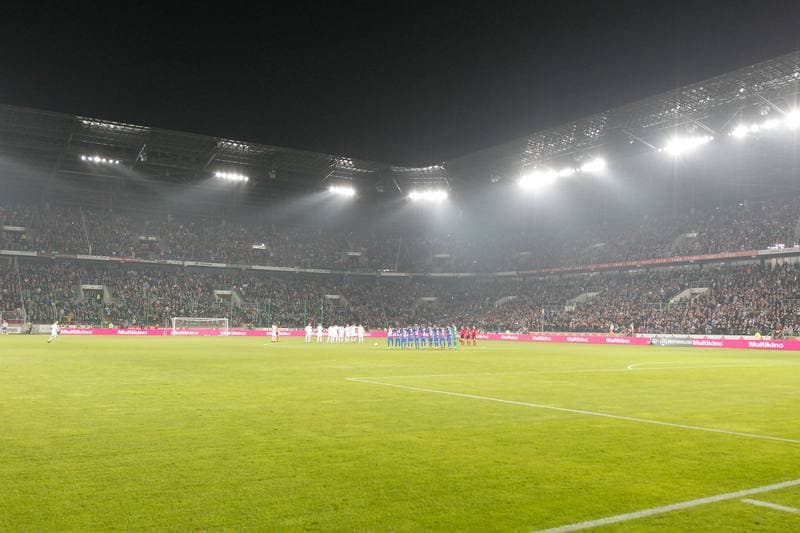 Football. Lotto Ekstraklasa. Gornik Zabrze - Lech Poznan. 04.11.2017