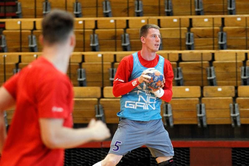 Handball. Gornik Zabrze. Training. 10.07.2017