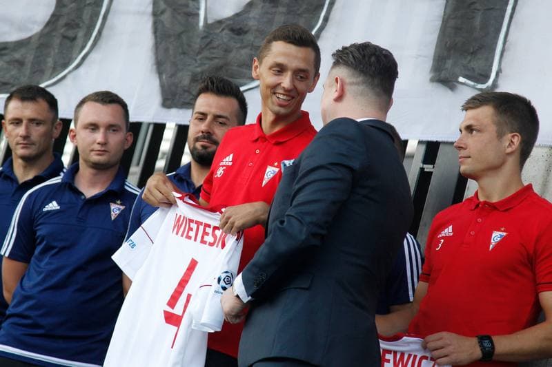 Football. Gornik Zabrze. Team Presentation. 11.07.2017