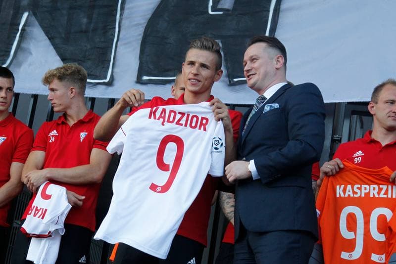 Football. Gornik Zabrze. Team Presentation. 11.07.2017