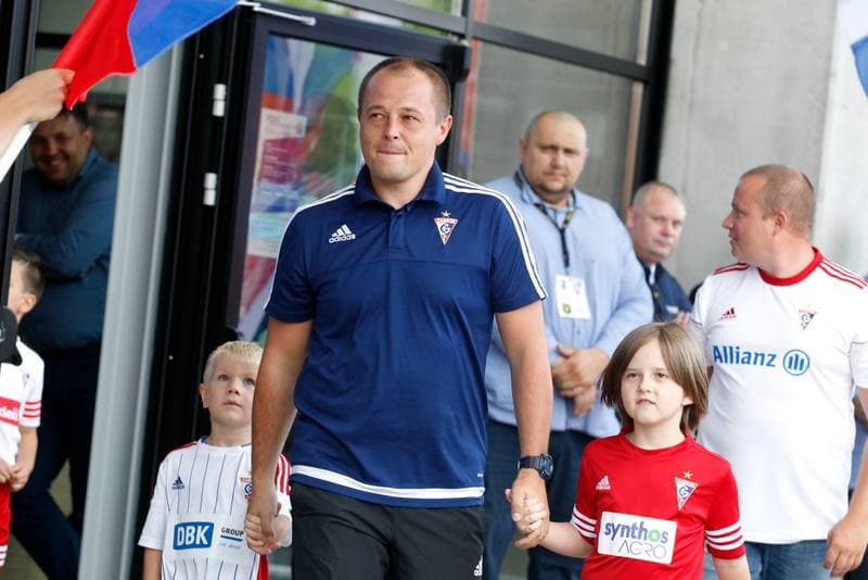 Football. Gornik Zabrze. Team Presentation. 11.07.2017