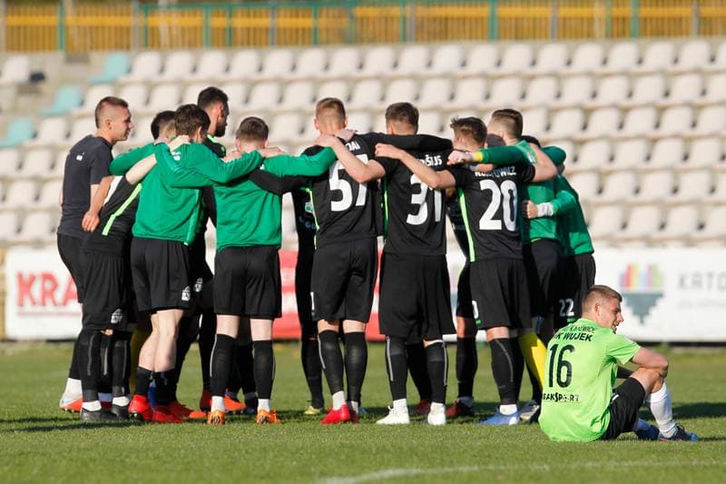 Football. II Liga. Rozwoj Katowice - Gornik Leczna. 18.04.2019