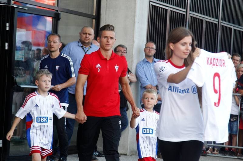 Football. Gornik Zabrze. Team Presentation. 11.07.2017