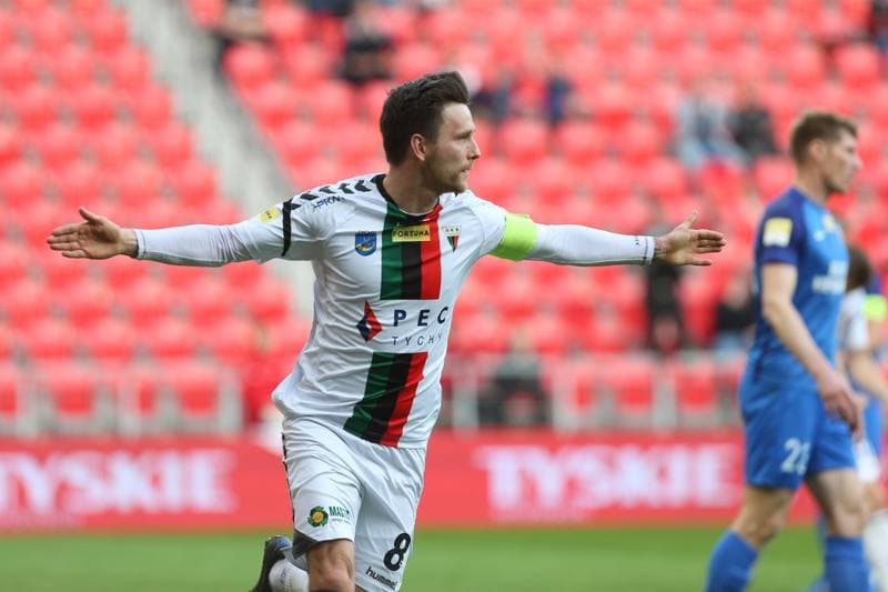 Football. Fortuna I Liga. GKS Tychy - Puszcza Niepolomice. 20.04.2019