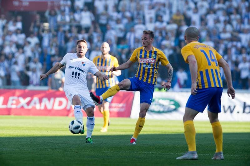 Football. Fortuna:Liga. Banik Ostrava - SFC Opava. 21.04.2019