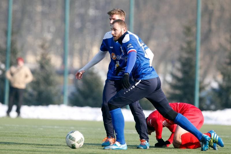 Football. Sparing. Zaglebie Sosnowiec - Odra Opole. 28.01.2017