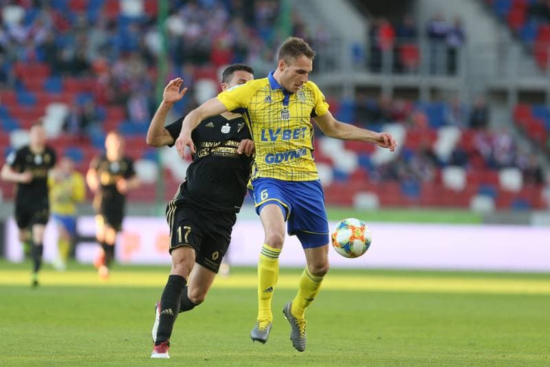 Football. Lotto Ekstraklasa. Gornik Zabrze - Arka Gdynia. 22.04.2019