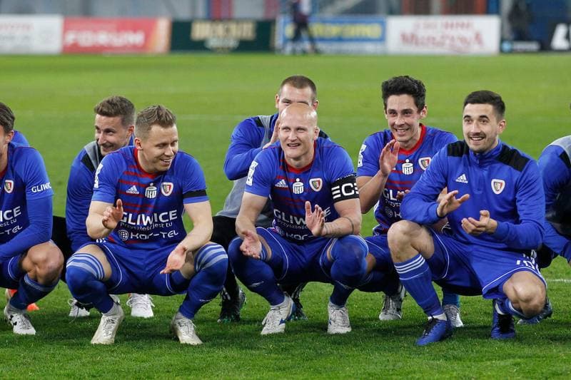 Football. Lotto Ekstraklasa. Piast Gliwice - Zaglebie Lubin. 23.04.2019