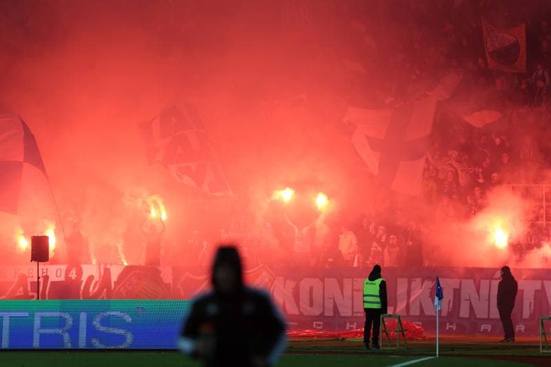 Football. Het Liga. Banik Ostrava - MFK Karvina. 25.11.2017