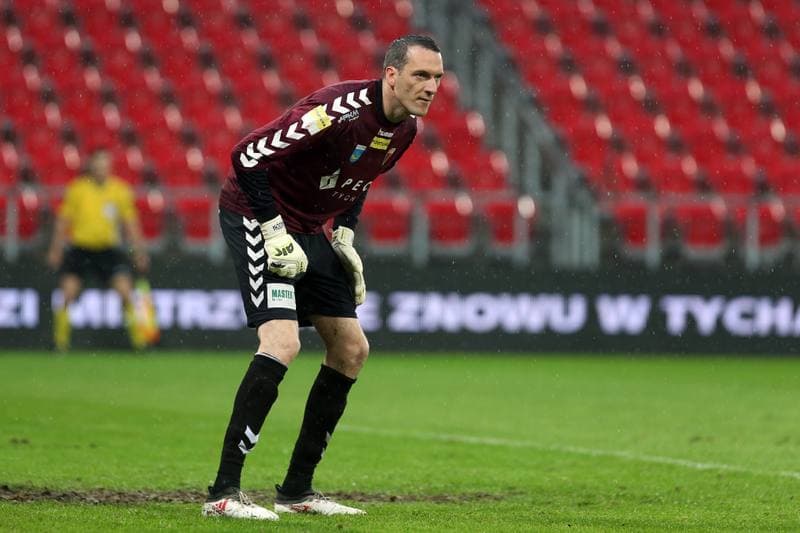 Football. Fortuna I Liga. GKS Tychy - Wigry Suwalki. 28.04.2019