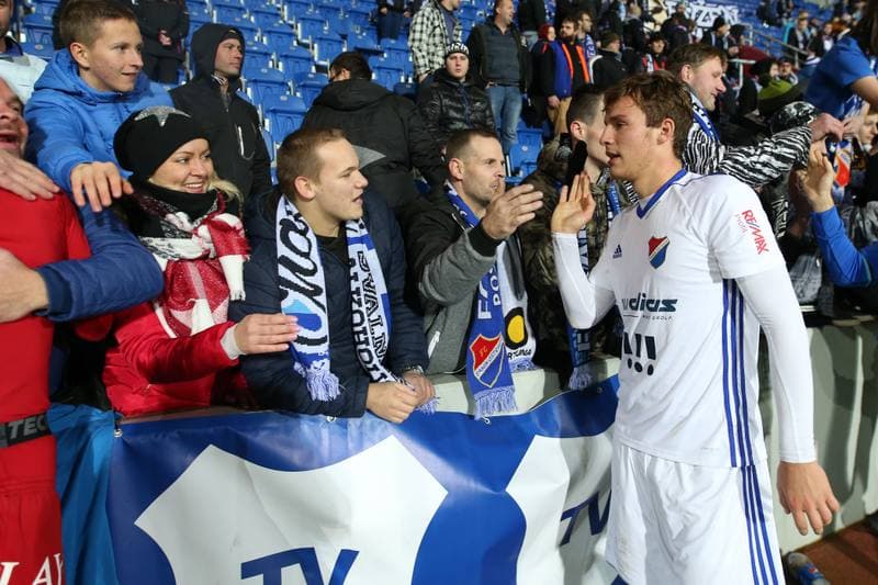 Football. Het Liga. Banik Ostrava - MFK Karvina. 25.11.2017