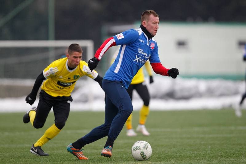 Football. Sparing. GKS Katowice - Rakow Czestochowa. 11.02.2017