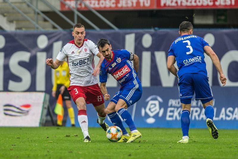 Football. PKO BP Ekstraklasa. Piast Gliwice - LKS Lodz. 15.12.2019