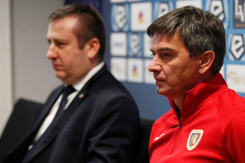 Football. Piast Gliwice. Press Conference. 20.09.2017