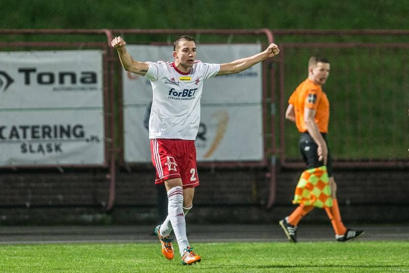 Football. Fortuna I Liga. GKS 1962 Jastrzebie - LKS Lodz. 04.05.2019