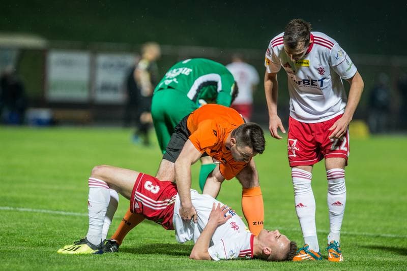 Football. Fortuna I Liga. GKS 1962 Jastrzebie - LKS Lodz. 04.05.2019