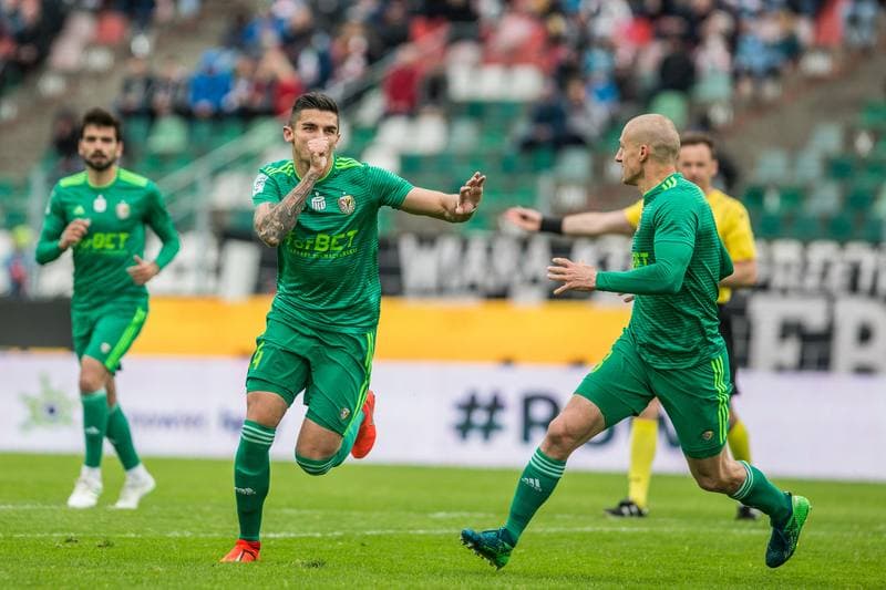 Football. Lotto Ekstraklasa. Zaglebie Sosnowiec - Slask Wroclaw. 05.05.2019