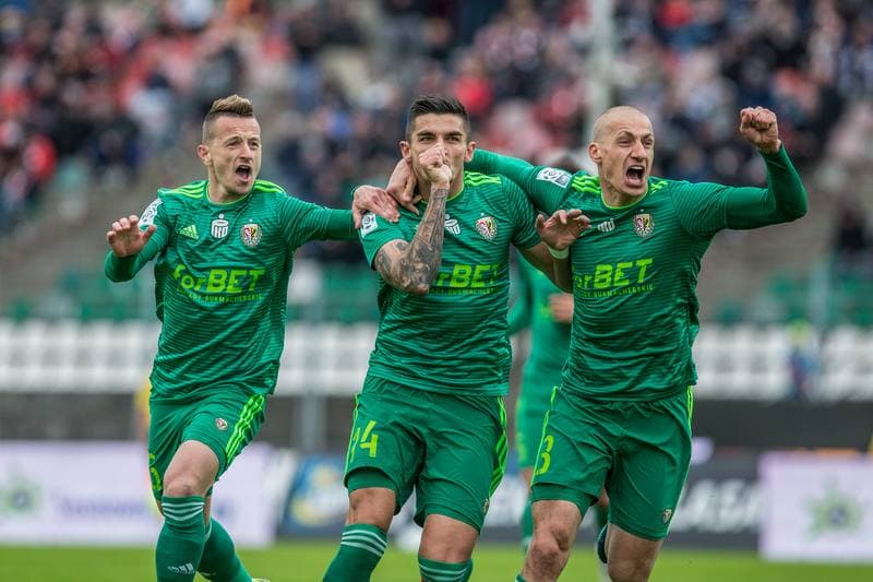 Football. Lotto Ekstraklasa. Zaglebie Sosnowiec - Slask Wroclaw. 05.05.2019