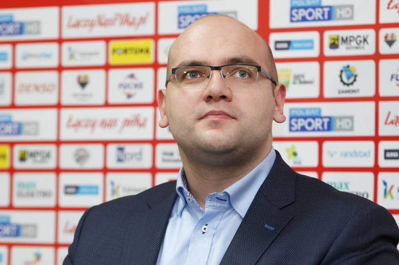 Football. GKS Katowice. Press Conference. 01.03.2017