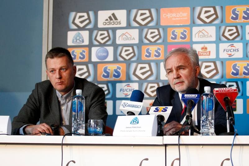 Football. Ruch Chorzow. Press Conference. 02.03.2017