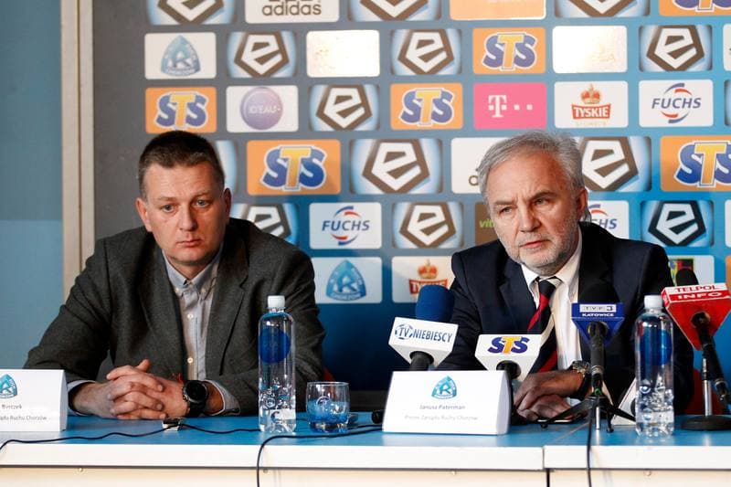 Football. Ruch Chorzow. Press Conference. 02.03.2017