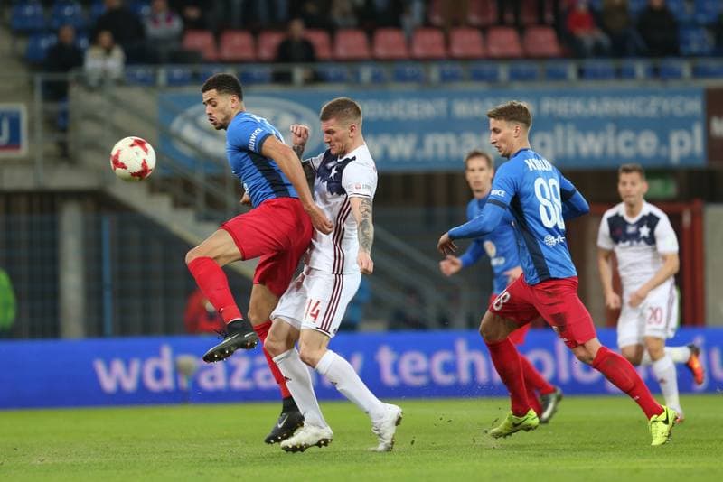 Football. Lotto Ekstraklasa. Piast Gliwice - Wisla Krakow. 04.03.2017