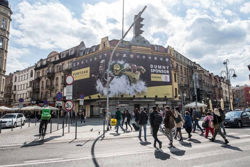 Football. Fortuna I Liga. Billboard. 08.05.2019