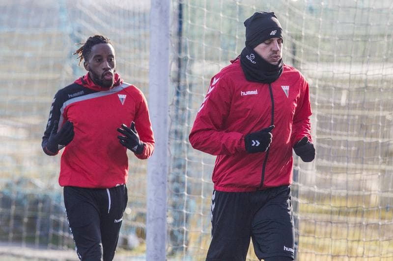 Football. GKS Tychy. Training. 15.01.2020
