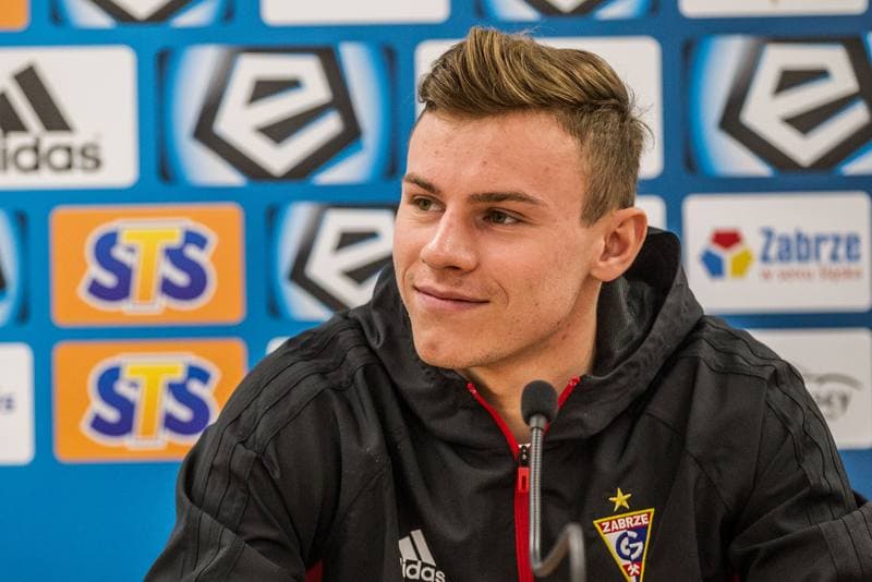 Football. Gornik Zabrze. Press Conference. 13.05.2019