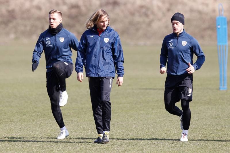 Football. Piast Gliwice. Training. 08.03.2017