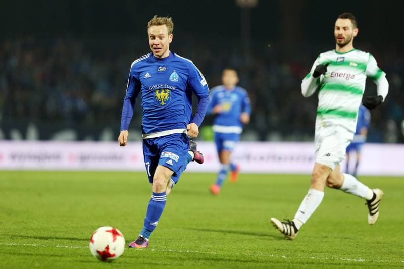 Football. Lotto Ekstraklasa. Ruch Chorzow - Lechia Gdansk. 11.03.2017