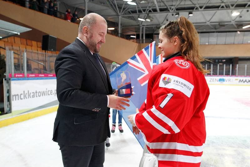 Ice Hockey. Women's U18 World Championship Division 1B. Poland - Great Britain. 12.01.2018