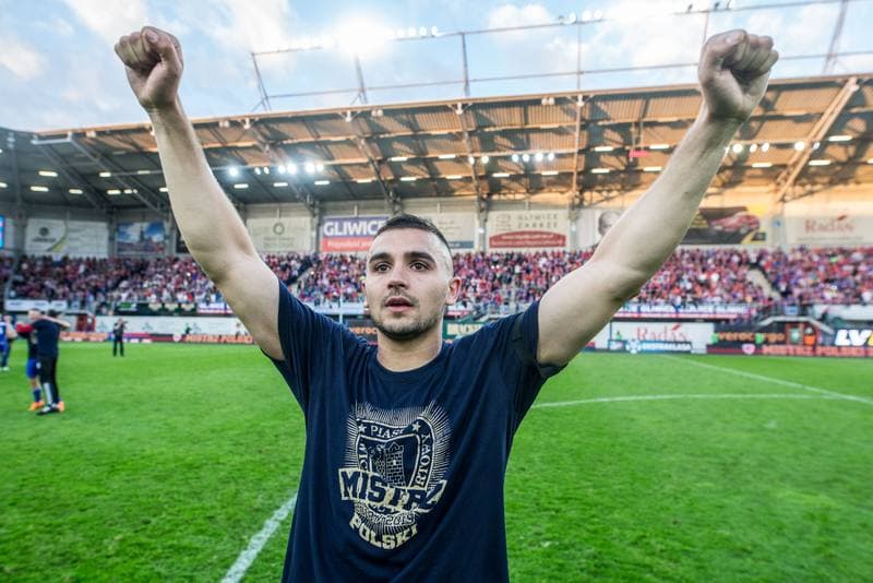 Football. Lotto Ekstraklasa. Piast Gliwice - Lech Poznan. 19.05.2019