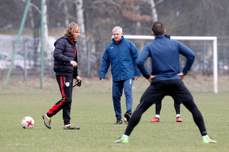 Football. Piast Gliwice. Training. 15.03.2017