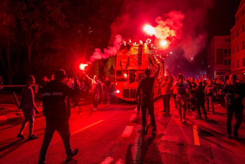 Football. Piast Gliwice. Celebration. 19.05.2019