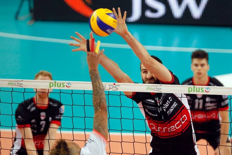 Volleyball. PlusLiga. Jastrzebski Wegiel - Asseco Resovia Rzeszow. 21.10.2017