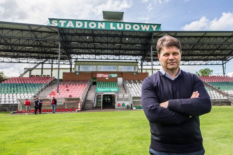 Football. Zaglebie Sosnowiec. Press Conference. 20.05.2019