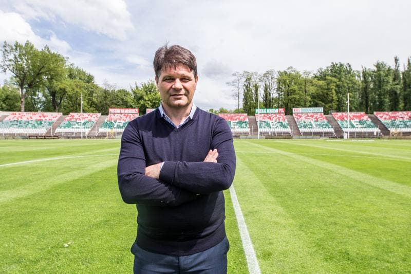 Football. Zaglebie Sosnowiec. Press Conference. 20.05.2019