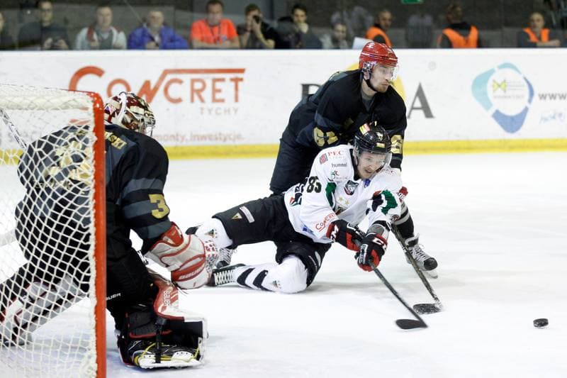 Ice Hockey. Polska Hokej Liga. GKS Tychy - Comarch Cracovia. 02.04.2017
