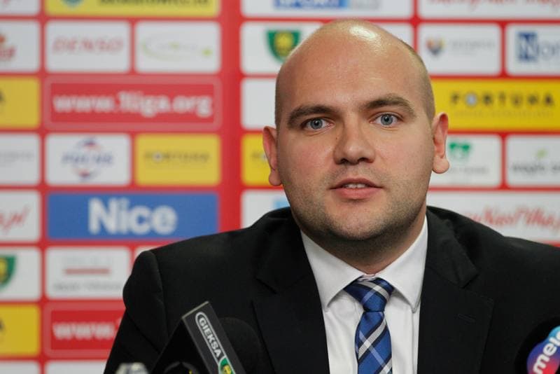 Football. GKS Katowice. Press Conference. 03.11.2017