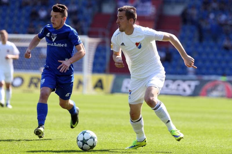 Football. Fortuna Narodni Liga. Banik Ostrava - FC Vlasim. 02.04.2017